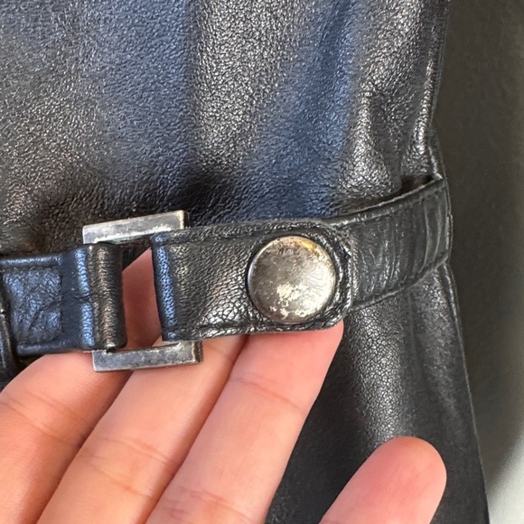 Style & Co. Women's Sleek Black Leather Jacket - Picture 3 of 9